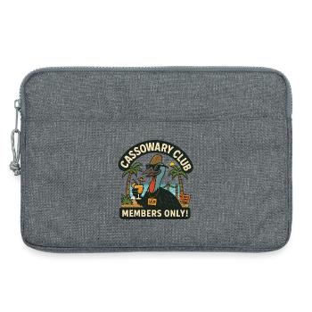 Australia Beach Cassowary Club Members Only  - Laptop bag 13" - heather grey - Front