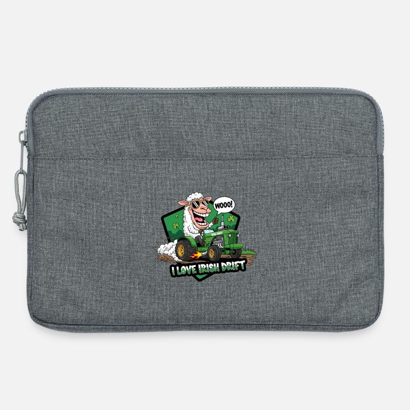 Irisches Drift Schaf Auto Design - Laptoptasche 13" - Grau meliert