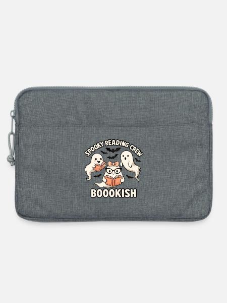 Geisterhafte Lesergruppe - Laptoptasche 13" - Grau meliert