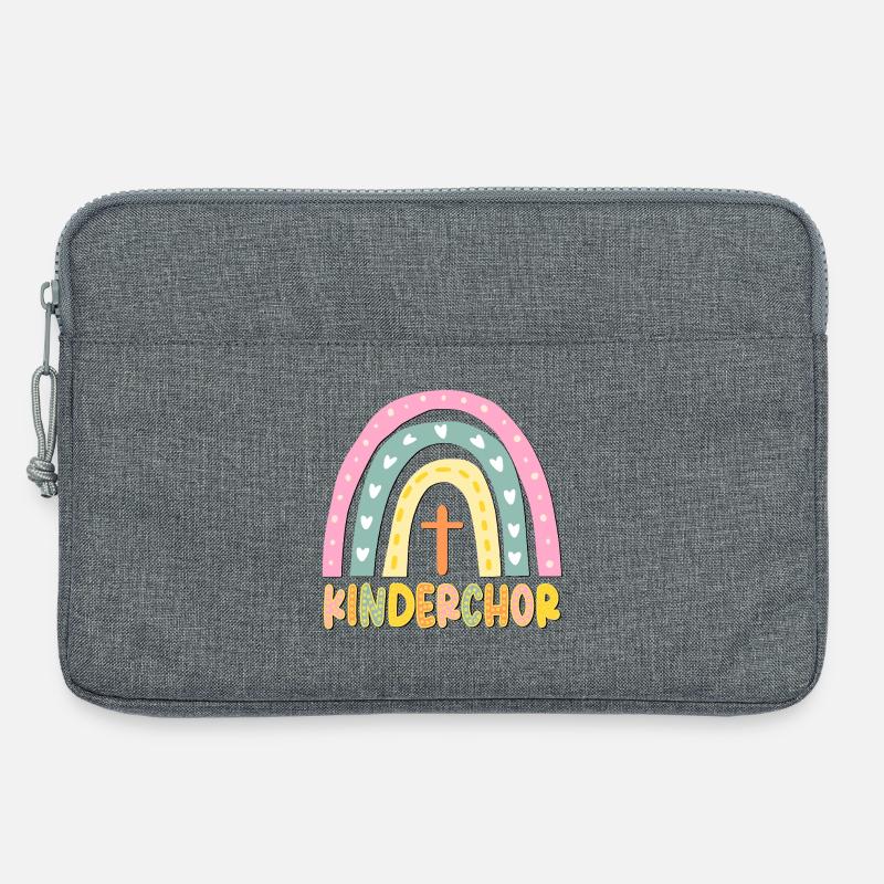 KINDERCHOR CHRISTLICHER GLAUBE - Laptoptasche 13" - Grau meliert