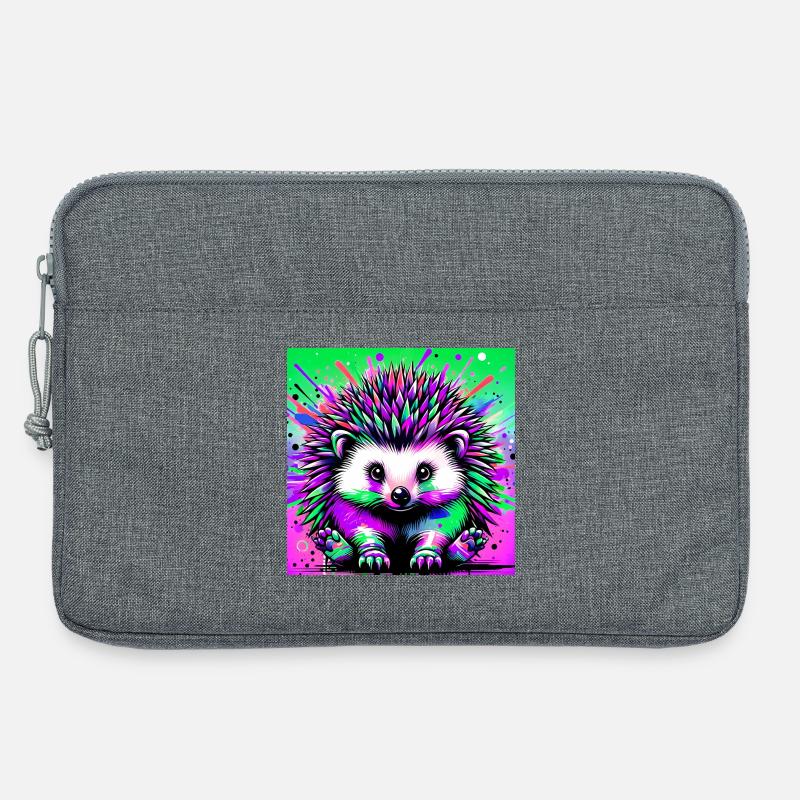 Igel - Laptoptasche 13" - Grau meliert