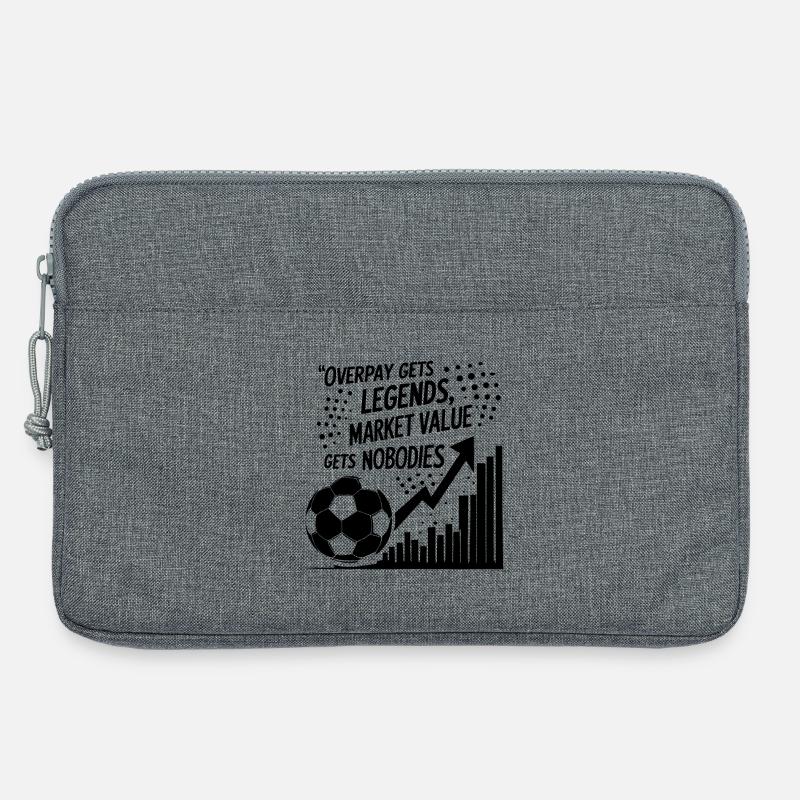 Overpay gets Legends - Laptoptasche 13" - Grau meliert