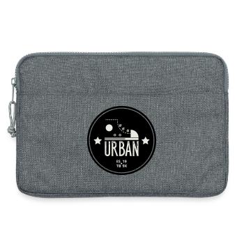 Urban Style Badge Featuring Red Sneaker and Bold - Laptop bag 13" - heather grey - Front