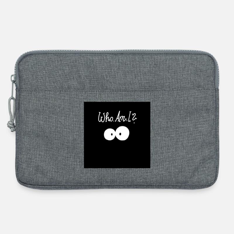 Wer bin ich? - Laptoptasche 13" - Grau meliert