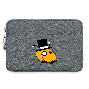 Caterpillar Sir Lord Rich Monocle Lunettes Chapeau haut de forme - Sacoche pour ordinateur portable 13 pouces - gris chiné - Devant