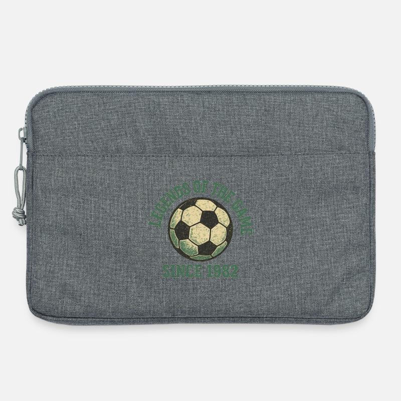 Fußball - Laptoptasche 13" - Grau meliert