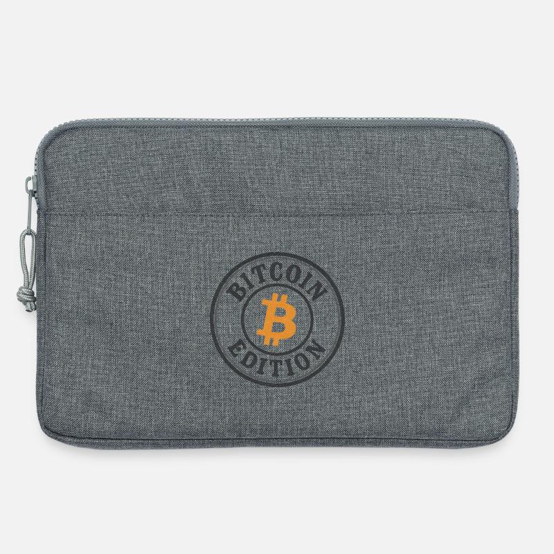 Bitcoin Edition - Laptoptasche 13" - Grau meliert