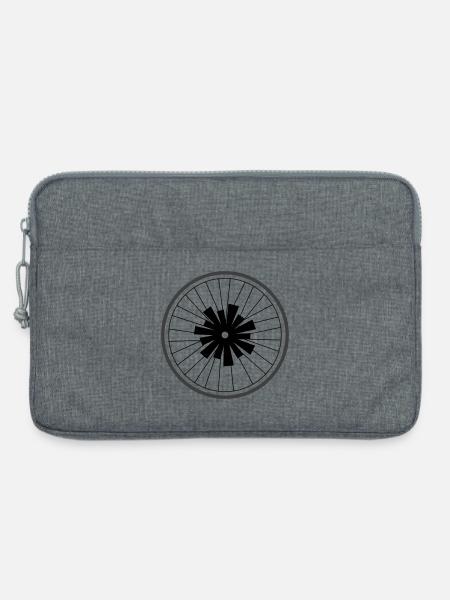 Asterisk Rad von Cean - Laptoptasche 13" - Grau meliert