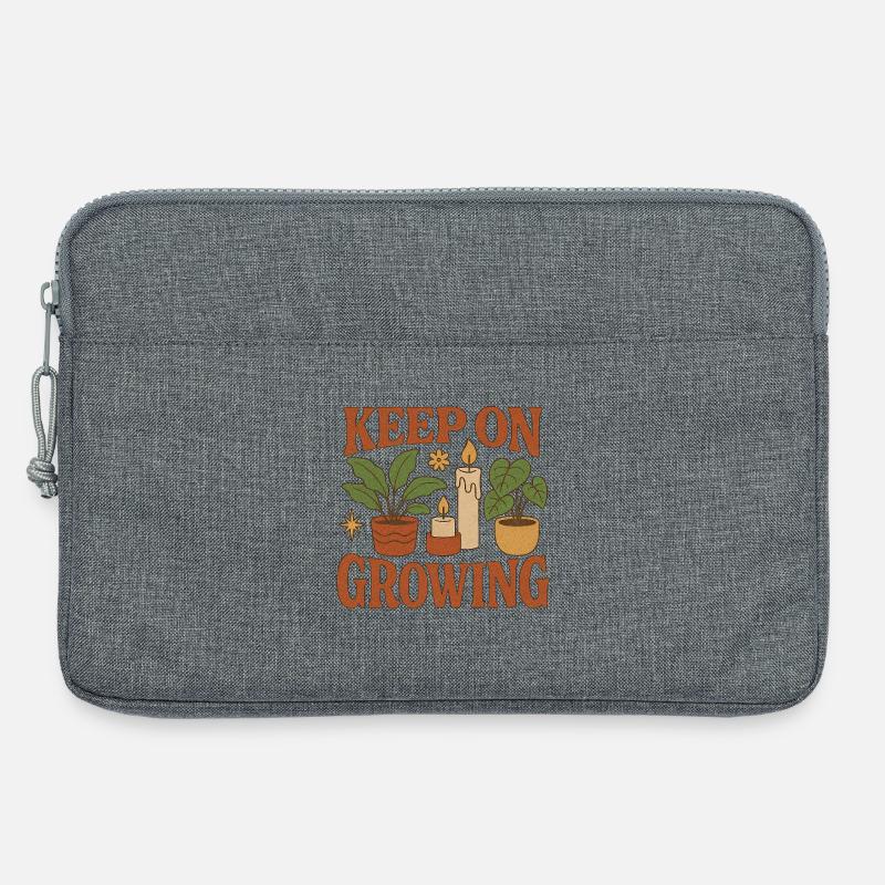 Keep_on_Growing - Laptoptasche 13" - Grau meliert