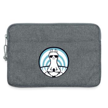 Lama Cool Zen Meditation Sonnenbrille Entspannt - Laptoptasche 13" - Grau meliert - Vorne