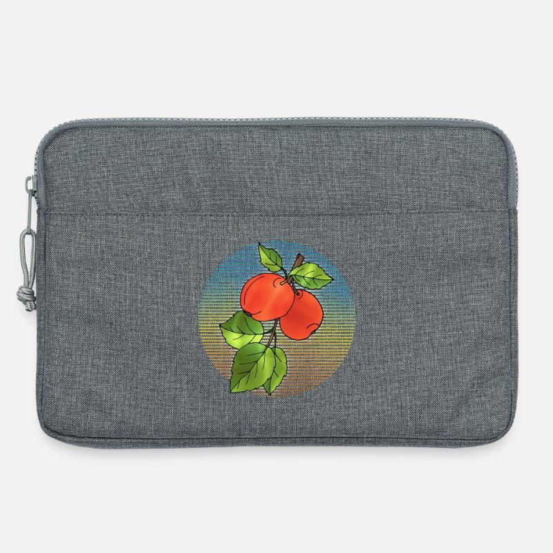 Äpfel - Laptoptasche 13" - Grau meliert