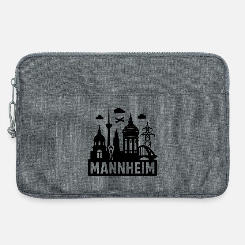Mannheim Silhouette - Laptoptasche 13" - Grau meliert