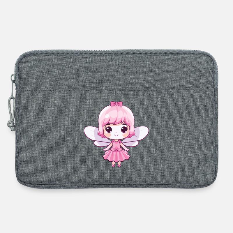 Fee Comic Niedlich - Laptoptasche 13" - Grau meliert