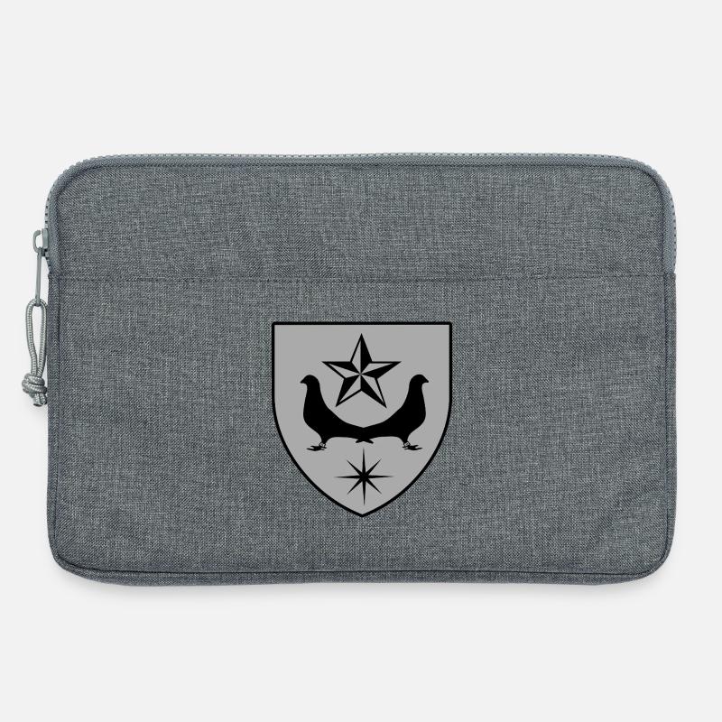 Tauben - Laptoptasche 13" - Grau meliert