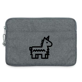 pinata - Sacoche pour ordinateur portable 13 pouces - gris chiné - Devant