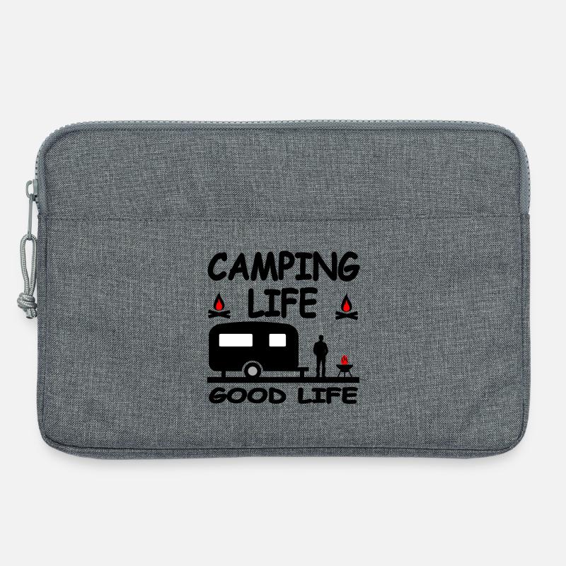 Camping - Laptoptasche 13" - Grau meliert