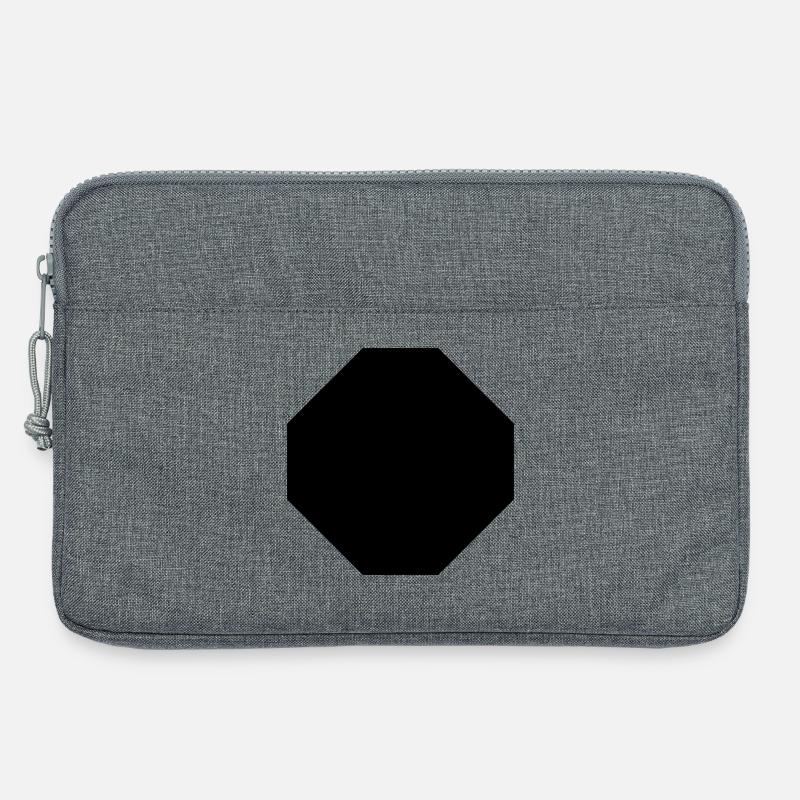 achteck - Laptoptasche 13" - Grau meliert