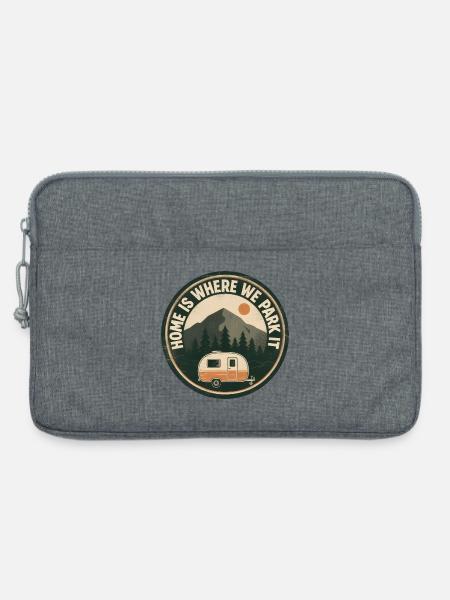 Camper Camping Home is where we park it - Laptoptasche 13" - Grau meliert