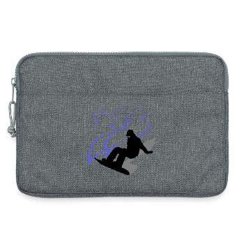 Snowboard - Laptoptasche 13" - Grau meliert - Vorne