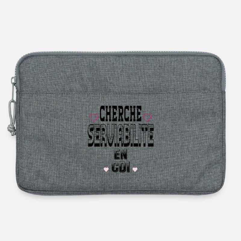 Looking for Helpfulness on a permanent contract - Laptop bag 13" - heather grey