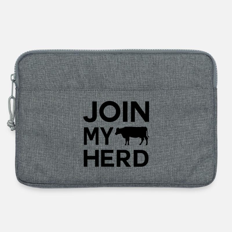 Bauer Design Join My Herd  - Laptoptasche 13" - Grau meliert