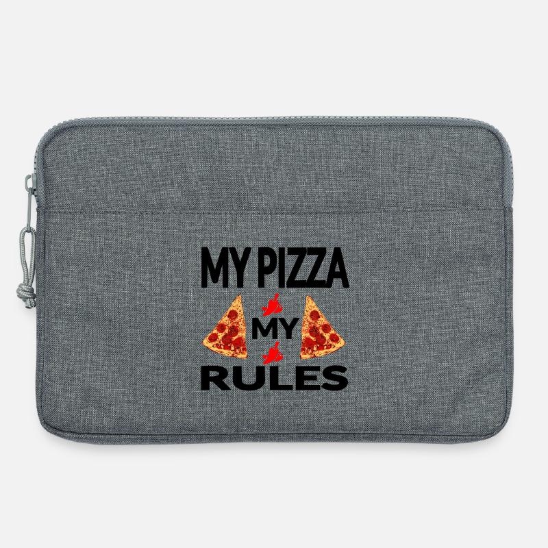 Pizza - Laptoptasche 13" - Grau meliert