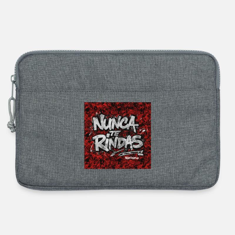 Nie von den Graffiti-Kapitulationen - Laptoptasche 13" - Grau meliert