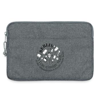 Motif créatif de la Tour de Berlin - Sacoche pour ordinateur portable 13 pouces - gris chiné - Devant