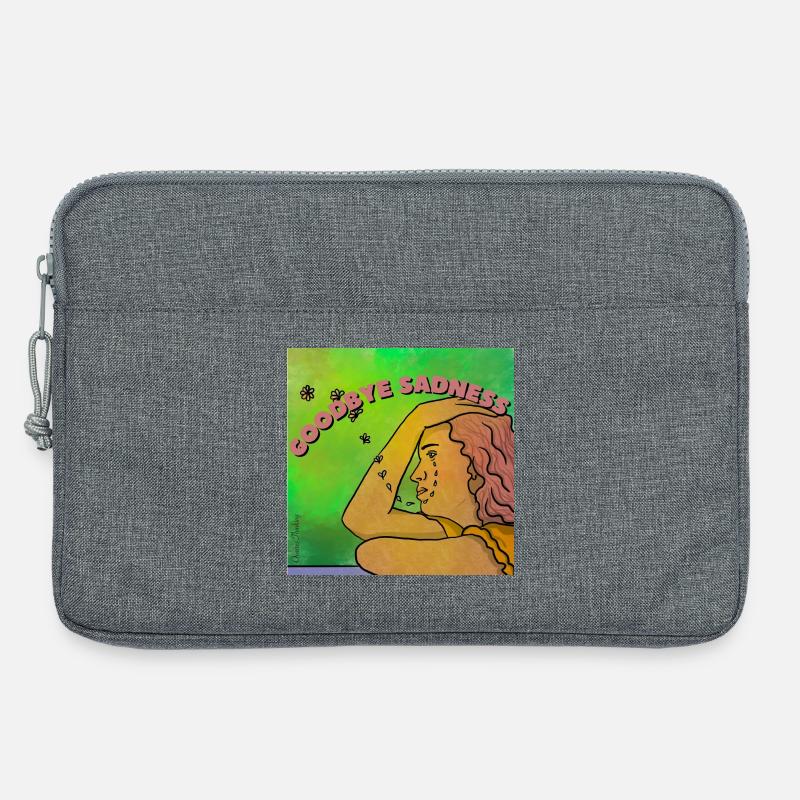 Leb wohl, Traurigkeit - Laptoptasche 13" - Grau meliert