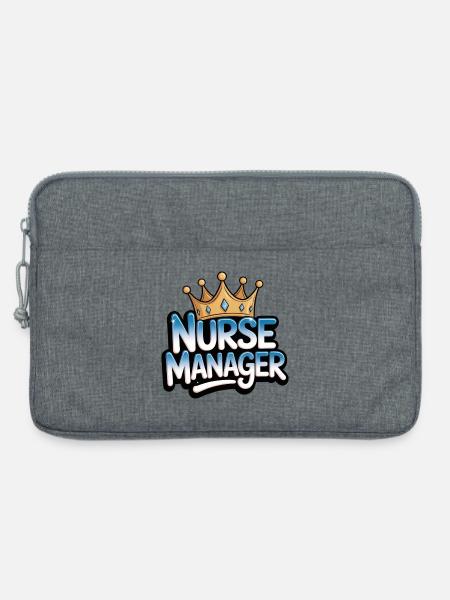Pflegeleiter – Pflegeleiter Pflegeteam - Laptoptasche 13" - Grau meliert