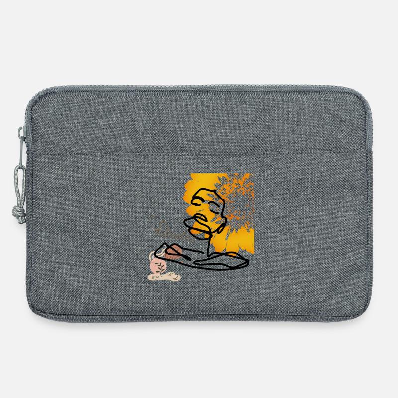 Sokrates Boho  Seele - Laptoptasche 13" - Grau meliert