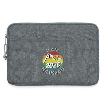 Team Haubau 2026 Builder Builder rétro vintage - Sacoche pour ordinateur portable 13 pouces - gris chiné - Devant