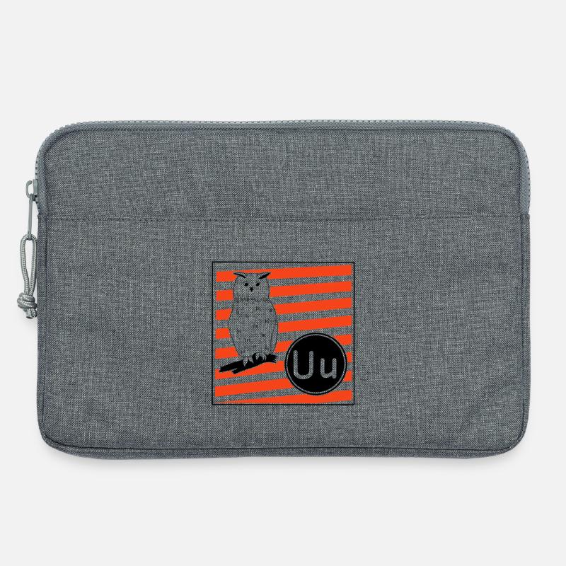 U for Eagle Owl - Laptop bag 13" - heather grey