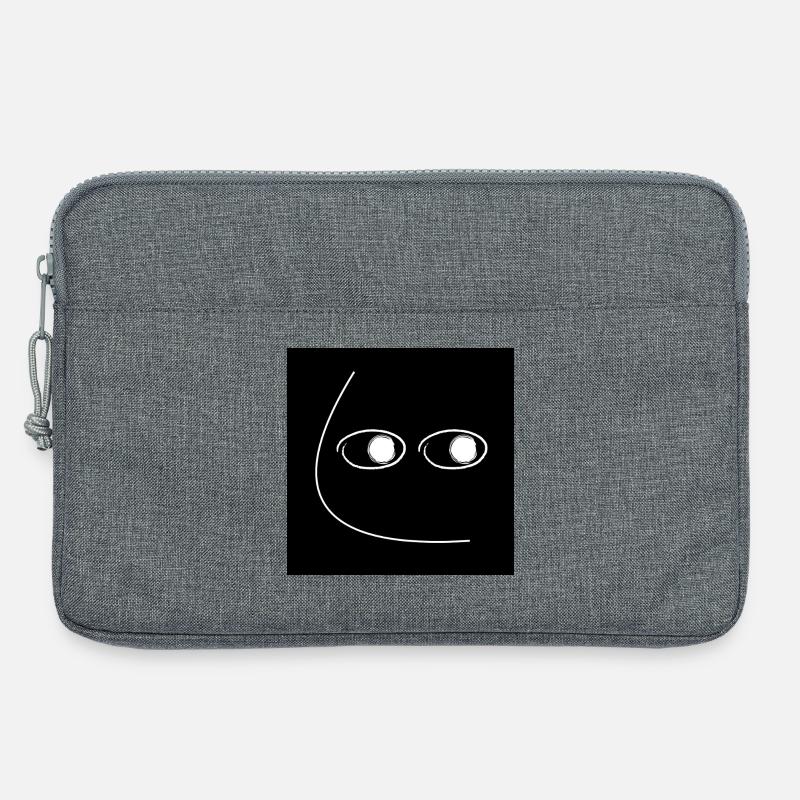 Seite Eye_Blk/Wht - Laptoptasche 13" - Grau meliert
