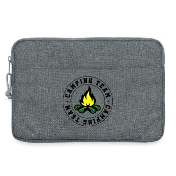 Équipe de camping Feu de camp - Sacoche pour ordinateur portable 13 pouces - gris chiné - Devant