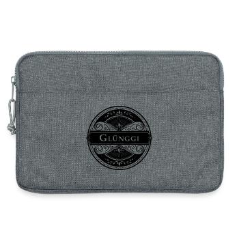 GLÜNGGI EMBLEM - Laptoptasche 13" - Grau meliert - Vorne