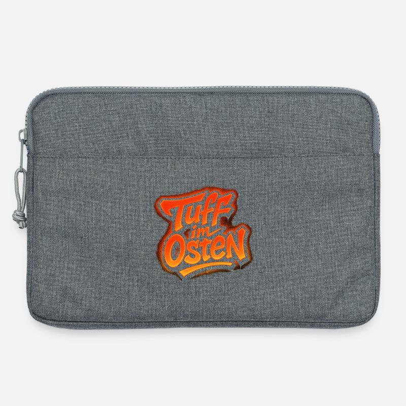 Tuff im Osten - Laptoptasche 13" - Grau meliert