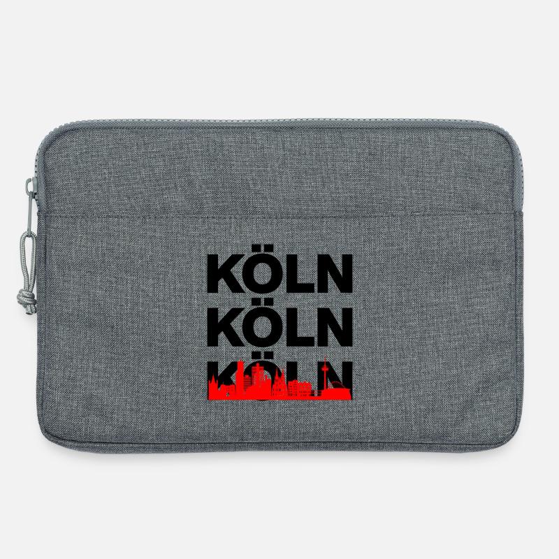 KÖLN SKYLINE – DOM POWER! - Laptoptasche 13" - Grau meliert