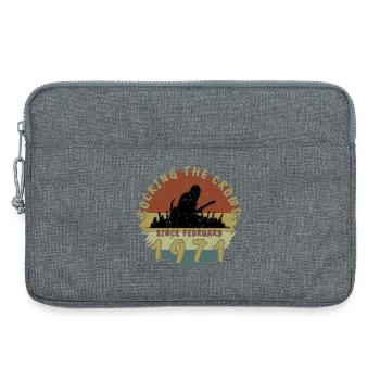 55. Geburtstag Rocking the crowd GIT 02/1971 - Laptoptasche 13" - Grau meliert - Vorne