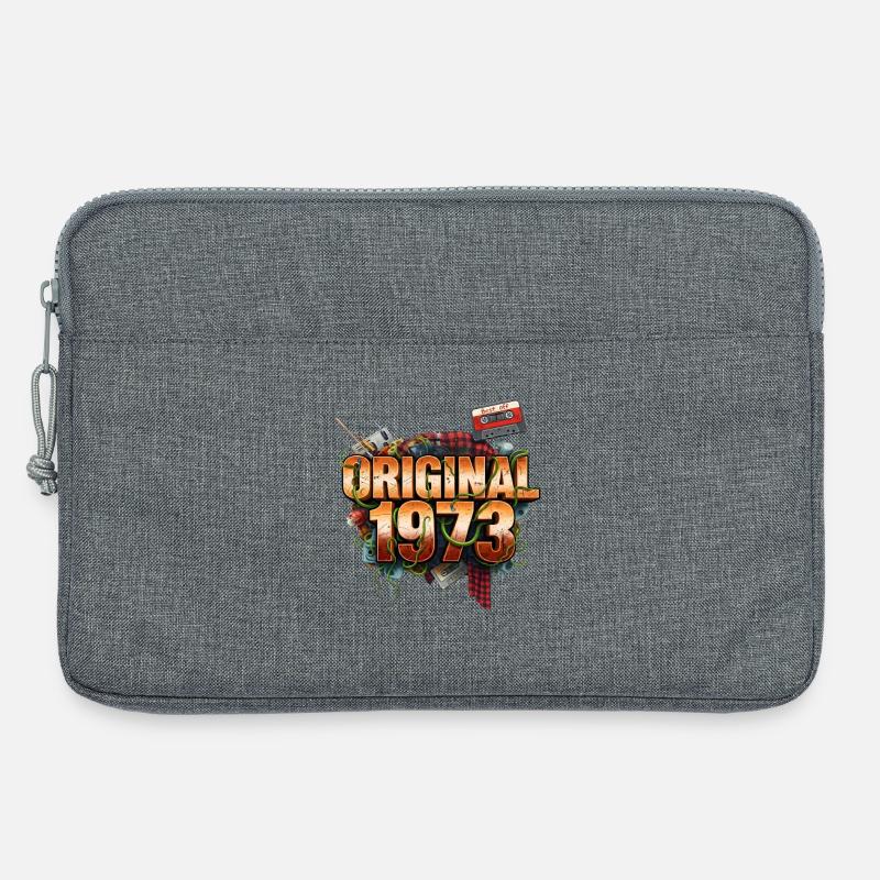 Original 1973 Retro - Laptoptasche 13" - Grau meliert