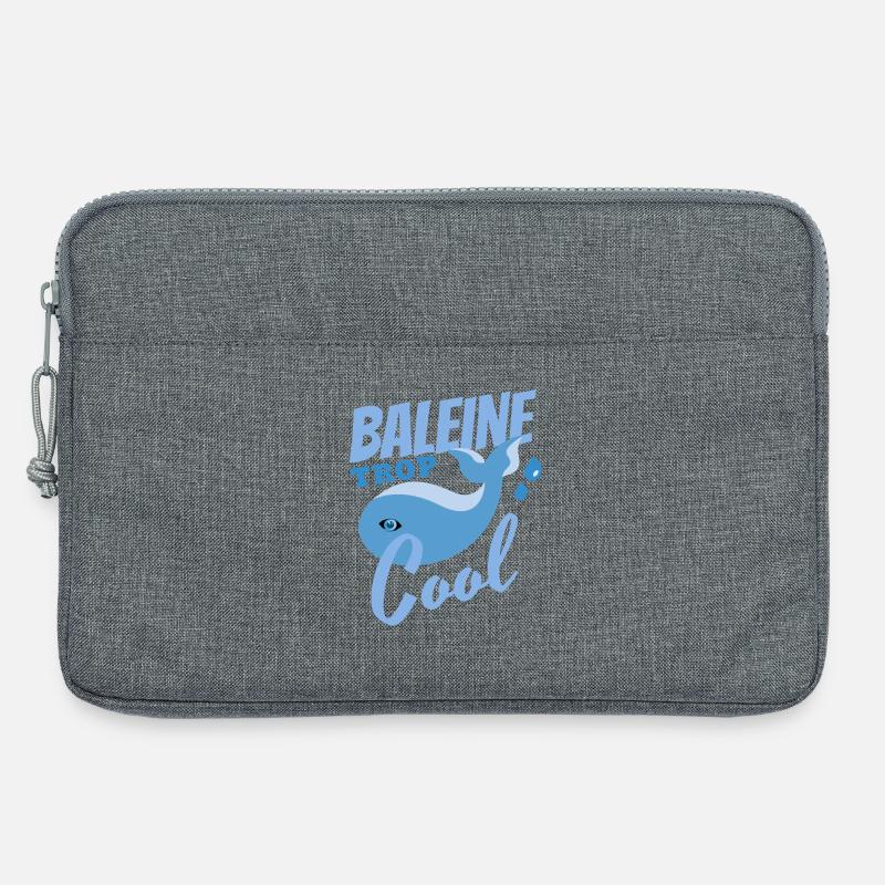 Wal zu cool - Laptoptasche 13" - Grau meliert