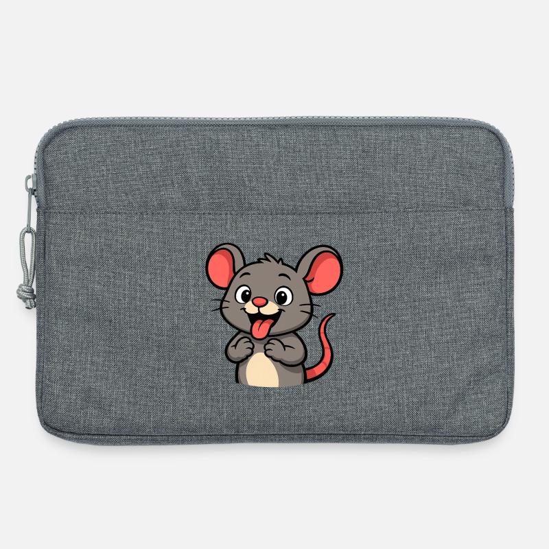 Freche Maus  - Laptoptasche 13" - Grau meliert