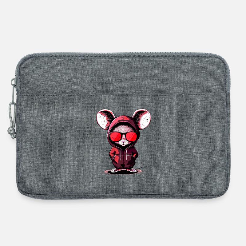 cooles Design - Laptoptasche 13" - Grau meliert