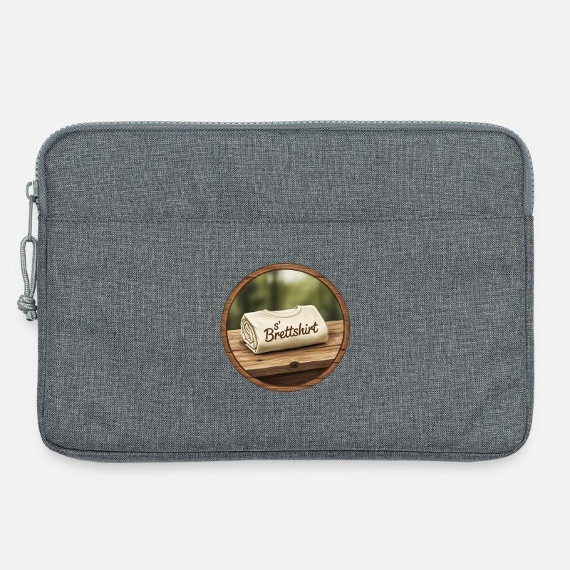 s' Brettshirt - Laptoptasche 13" - Grau meliert
