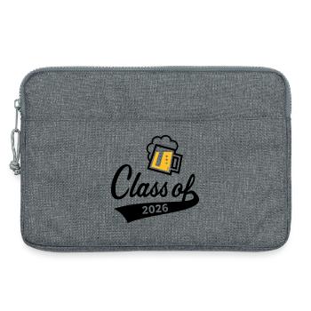 Class Of 2026 (Graduating Class / Beer / 2C POS) - Laptop bag 13" - heather grey - Front