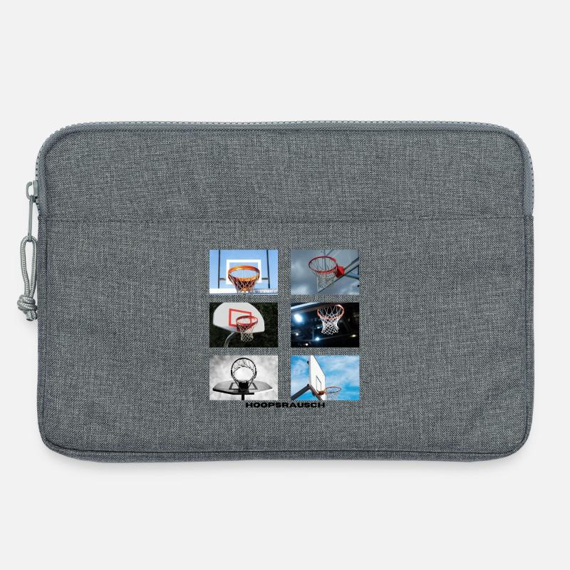 Hoopsrausch Collage - Laptoptasche 13" - Grau meliert