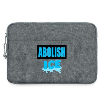 I.C.E. abschaffen: - Laptoptasche 13" - Grau meliert - Vorne