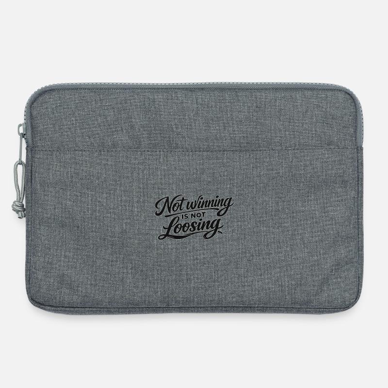 Not Winning Is Not Losing - Laptoptasche 13" - Grau meliert