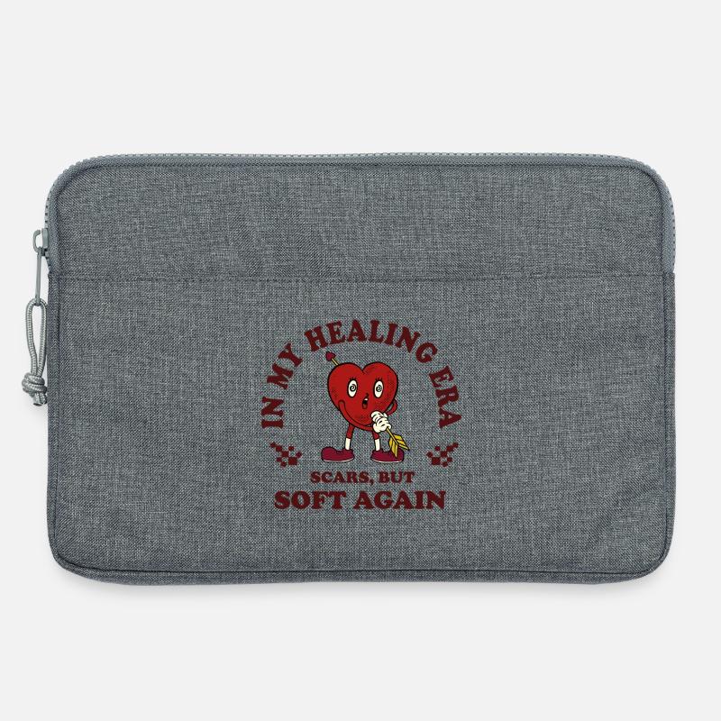 Herzheilung Era Narben Sanft - Laptoptasche 13" - Grau meliert