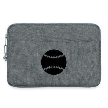 Baseball - Laptoptasche 13" - Grau meliert - Vorne